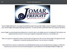 Tablet Screenshot of jomarfreightdelivery.com